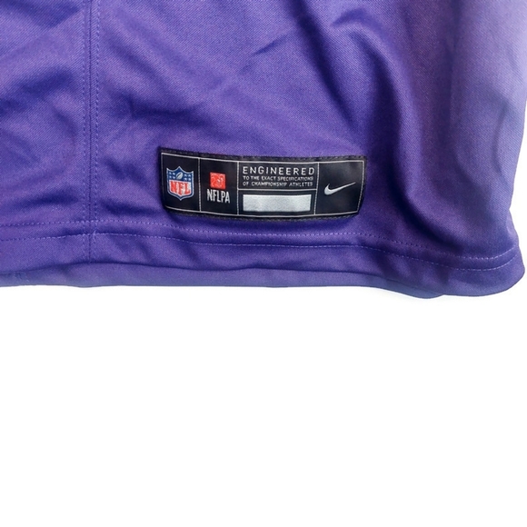 NFL Minnesota Vikings Jersey Mens 3XL Justin Jefferson #2 Purple MISPRINT - Picture 3 of 6